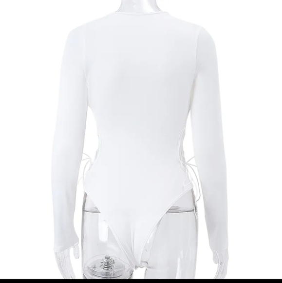 Black strappy corset bodysuit - Picture 7 of 7